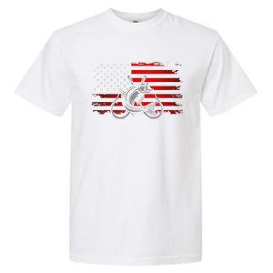 American Flag Fishing Garment-Dyed Heavyweight T-Shirt