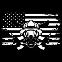 American Flag Fireman Firefighter Apparel Fireman Cooling Performance Crew T-Shirt