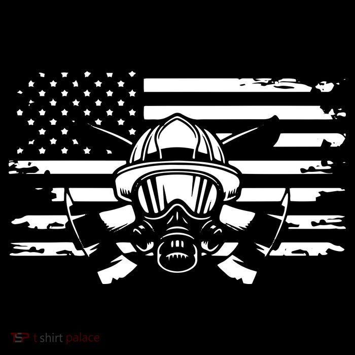 American Flag Fireman Firefighter Apparel Fireman Sustainable Bucket Hat