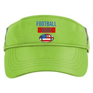 American Flag Football Gift Perfect Dude Gift Usa Dude Meaningful Gift Adult Drive Performance Visor