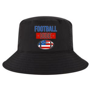 American Flag Football Gift Perfect Dude Gift Usa Dude Meaningful Gift Cool Comfort Performance Bucket Hat