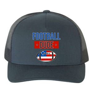 American Flag Football Gift Perfect Dude Gift Usa Dude Meaningful Gift Yupoong Adult 5-Panel Trucker Hat