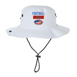 American Flag Football Gift Perfect Dude Gift Usa Dude Meaningful Gift Legacy Cool Fit Booney Bucket Hat