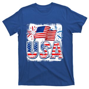 American Flag Funny Usa 4th Of July Funny Mom Mama Gift T-Shirt