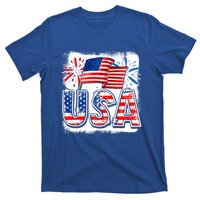 American Flag Funny Usa 4th Of July Funny Mom Mama Gift T-Shirt