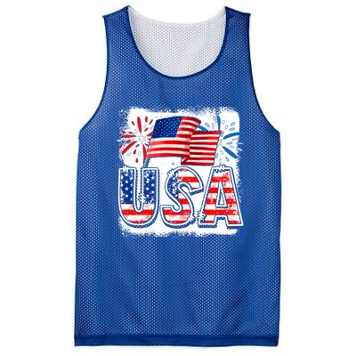 American Flag Funny Usa 4th Of July Funny Mom Mama Gift Mesh Reversible Basketball Jersey Tank