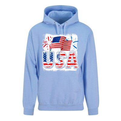 American Flag Funny Usa 4th Of July Funny Mom Mama Gift Unisex Surf Hoodie