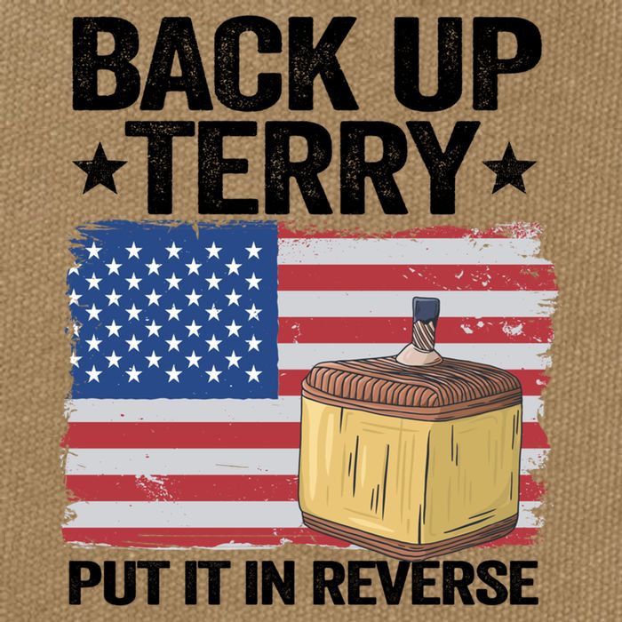 American Flag Firework Back Up Terry Put It In Reverse Terry Gift Cotton Canvas Backpack