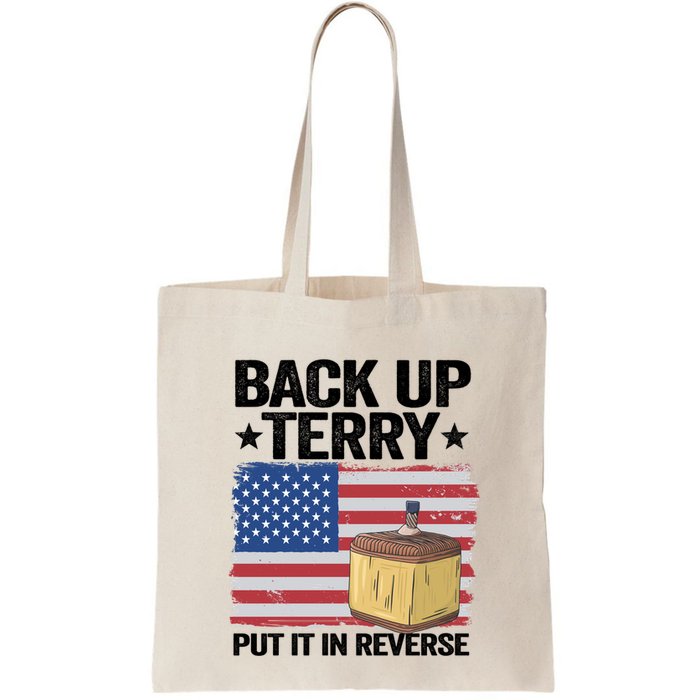 American Flag Firework Back Up Terry Put It In Reverse Terry Gift Bag