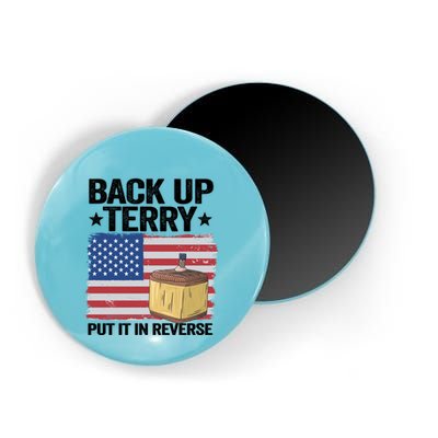 American Flag Firework Back Up Terry Put It In Reverse Terry Gift Magnet