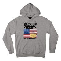 American Flag Firework Back Up Terry Put It In Reverse Terry Gift Tall Hoodie