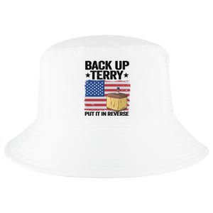 American Flag Firework Back Up Terry Put It In Reverse Terry Gift Cool Comfort Performance Bucket Hat