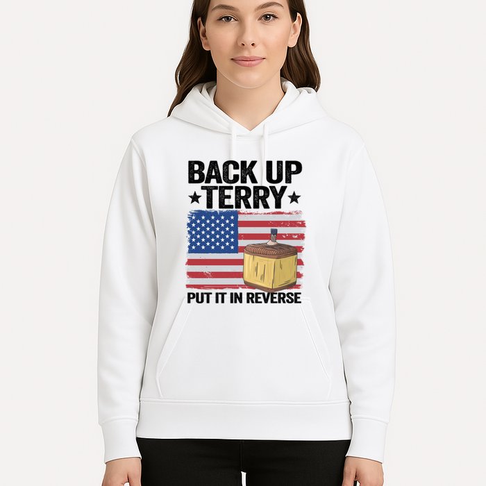 American Flag Firework Back Up Terry Put It In Reverse Terry Gift Hoodie