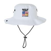 American Flag Firework Back Up Terry Put It In Reverse Terry Gift Bucket Hat