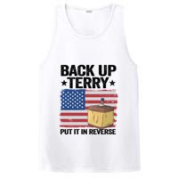 American Flag Firework Back Up Terry Put It In Reverse Terry Gift PosiCharge Competitor Tank