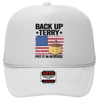 American Flag Firework Back Up Terry Put It In Reverse Terry Gift Hat