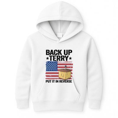 American Flag Firework Back Up Terry Put It In Reverse Terry Gift Kids Hoodie