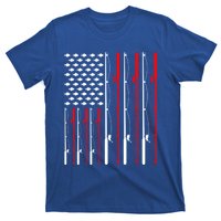 American Flag Fishing Rod Fishing Lover Great Gift T-Shirt