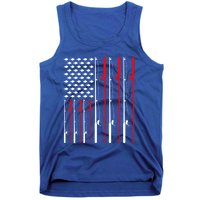 American Flag Fishing Rod Fishing Lover Great Gift Tank Top