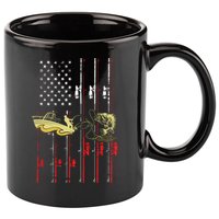 American Fishing Flag 11oz C Handle Ceramic Mug