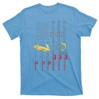 American Fishing Flag T-Shirt