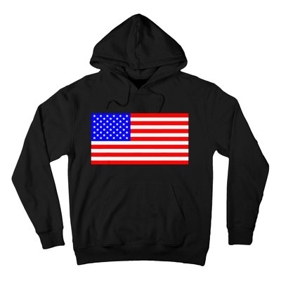 American Flag Flat Color Design Hoodie