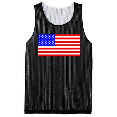 American Flag Flat Color Design Mesh Reversible Basketball Jersey Tank