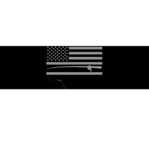 American Flag Fishing Apparel Fishing Bumper Sticker