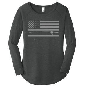 American Flag Fishing Apparel Fishing Women's Perfect Tri Tunic Long Sleeve Shirt