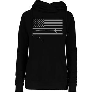 American Flag Fishing Apparel Fishing Womens Funnel Neck Pullover Hood