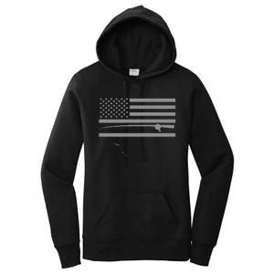 American Flag Fishing Apparel Fishing Women's Pullover Hoodie