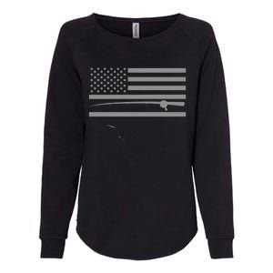 American Flag Fishing Apparel Fishing Womens California Wash Sweatshirt