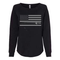 American Flag Fishing Apparel Fishing Womens California Wash Sweatshirt