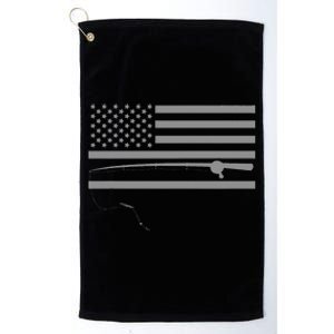 American Flag Fishing Apparel Fishing Platinum Collection Golf Towel