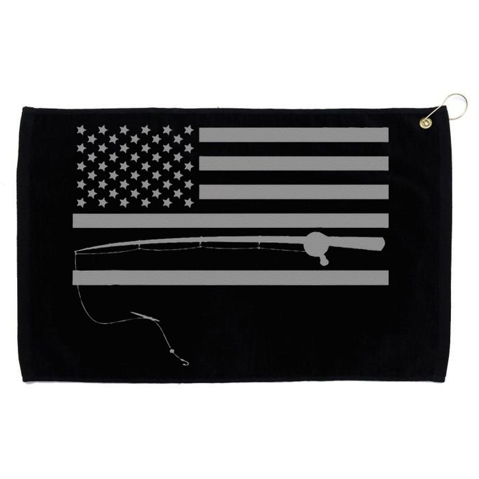 American Flag Fishing Apparel Fishing Grommeted Golf Towel