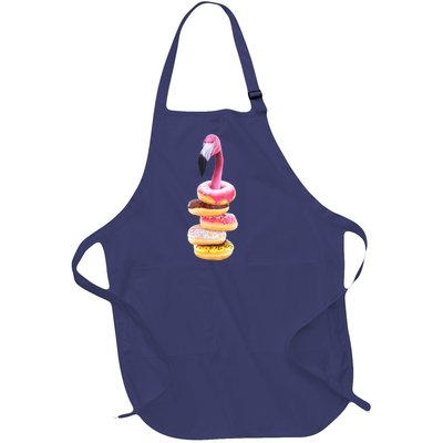 A Famished Flamingo Full-Length Apron With Pockets