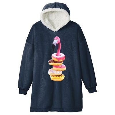 A Famished Flamingo Hooded Wearable Blanket