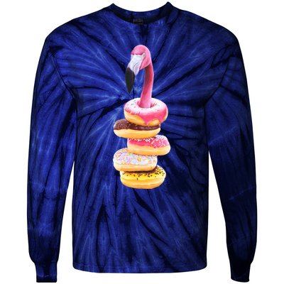 A Famished Flamingo Tie-Dye Long Sleeve Shirt