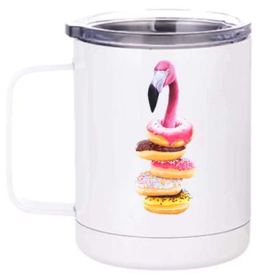 A Famished Flamingo 12 oz Stainless Steel Tumbler Cup