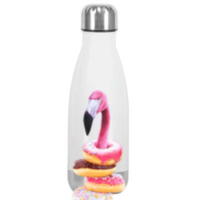 A Famished Flamingo Stainless Steel Insulated Water Bottle