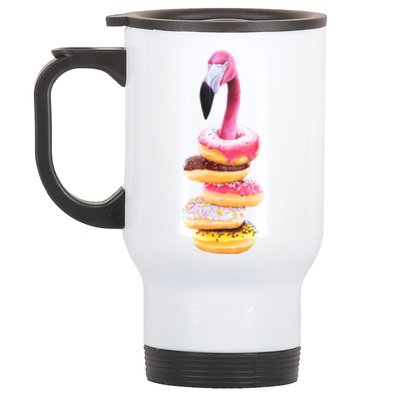 A Famished Flamingo Stainless Steel Travel Mug