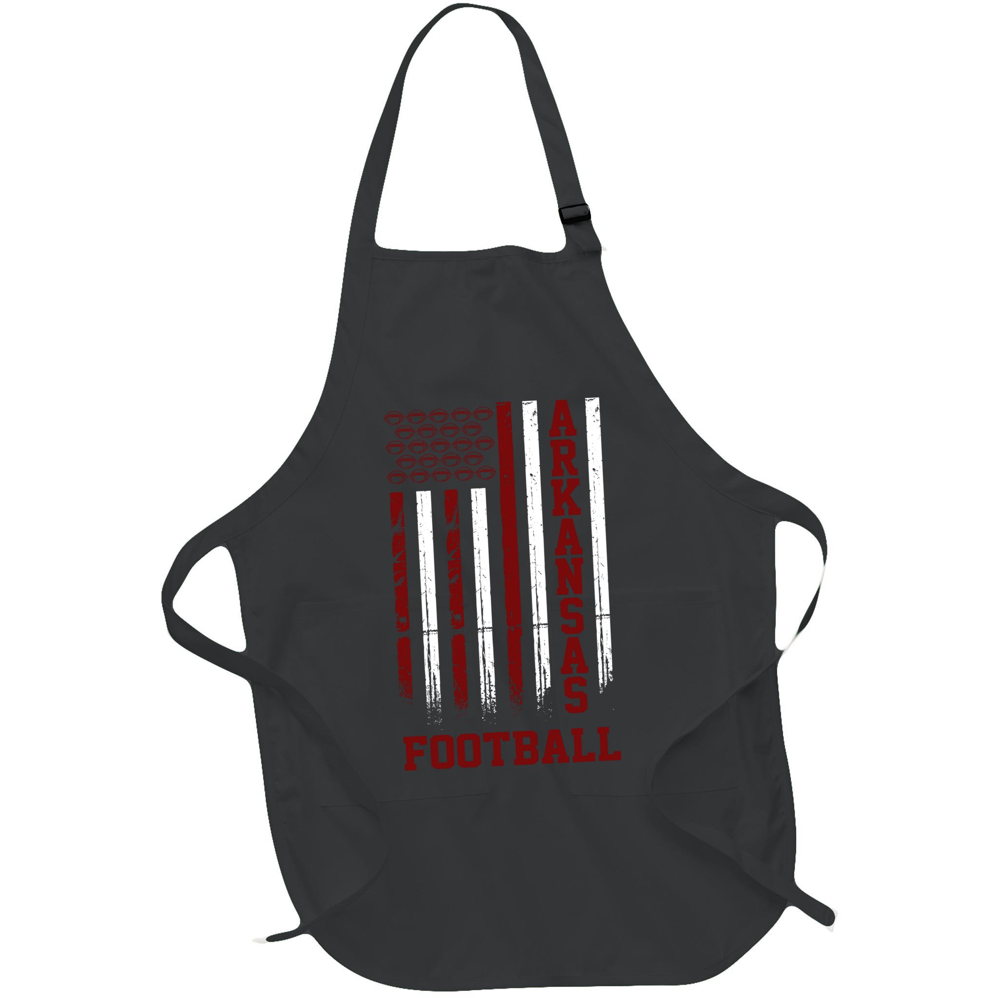 Arkansas Football Fan American Flag Apron