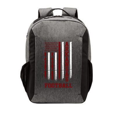 Arkansas Football Fan American Flag Vector Backpack
