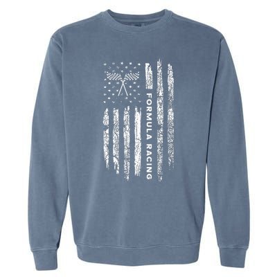 American Flag Formula Racing Garment-Dyed Sweatshirt