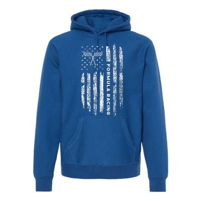 American Flag Formula Racing Premium Hoodie