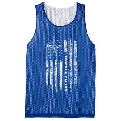 American Flag Formula Racing Mesh Reversible Basketball Jersey Tank