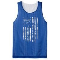 American Flag Formula Racing Mesh Reversible Basketball Jersey Tank