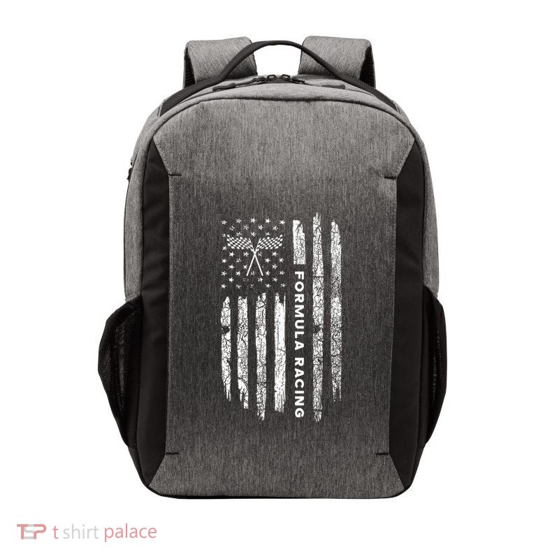 American Flag Formula Racing Vector Backpack