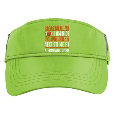 American Fantasy Football Slogan Graphic Adult Drive Performance Visor