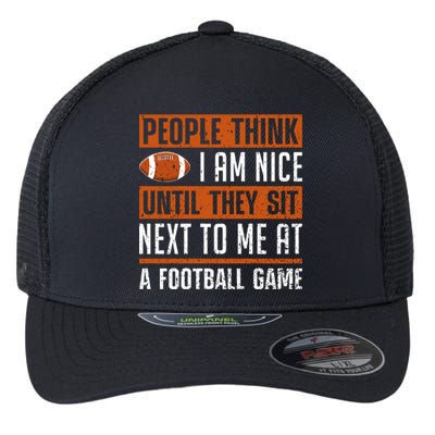 American Fantasy Football Slogan Graphic Flexfit Unipanel Trucker Cap